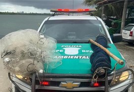 Polícia apreende armamentos, animais silvestres e equipamentos de pesca predatória