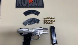 Prisões por tráfico e porte ilegal de arma de fogo são registradas pela PM no interior