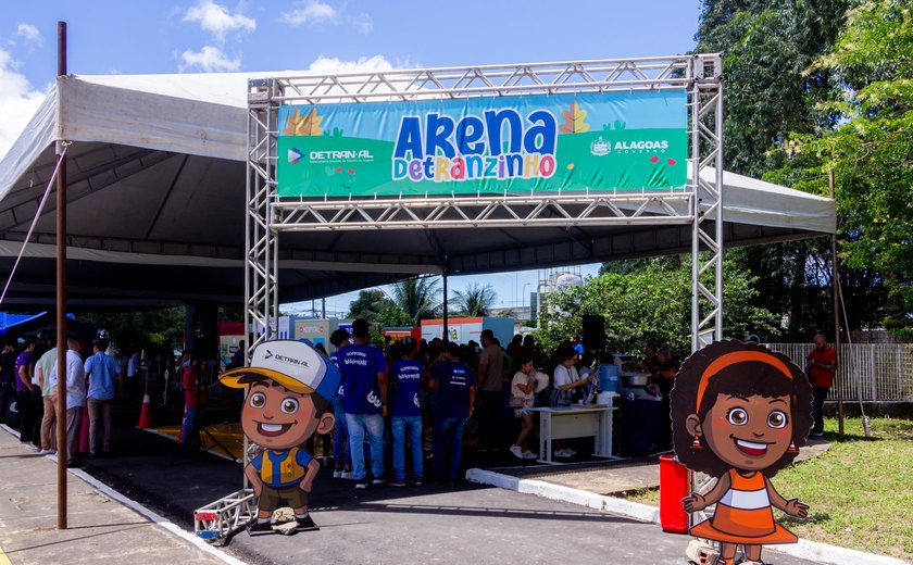 Arena Detranzinho é inaugurada para conscientizar e educar crianças para o trânsito