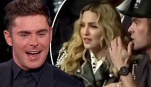 Zac Efron desconversa sobre affair com Madonna: 'Não posso confirmar nem negar'