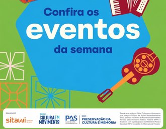 Outubro começa com novos eventos apoiados pelo Edital Cultura em Movimento