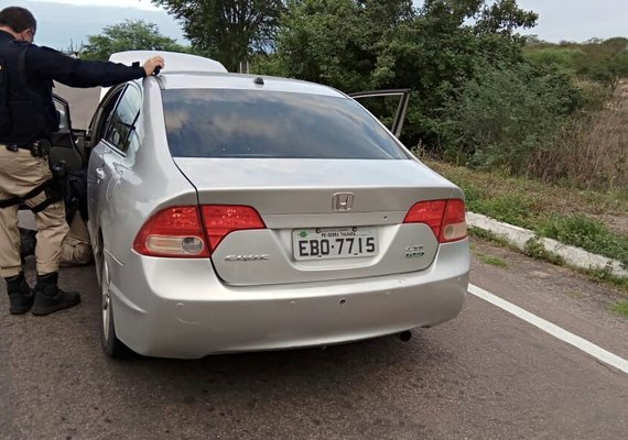 PRF recupera mais um carro adulterado em Alagoas