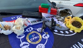 PM/AL apreende 28 armas e quase 29 quilos de drogas em uma semana