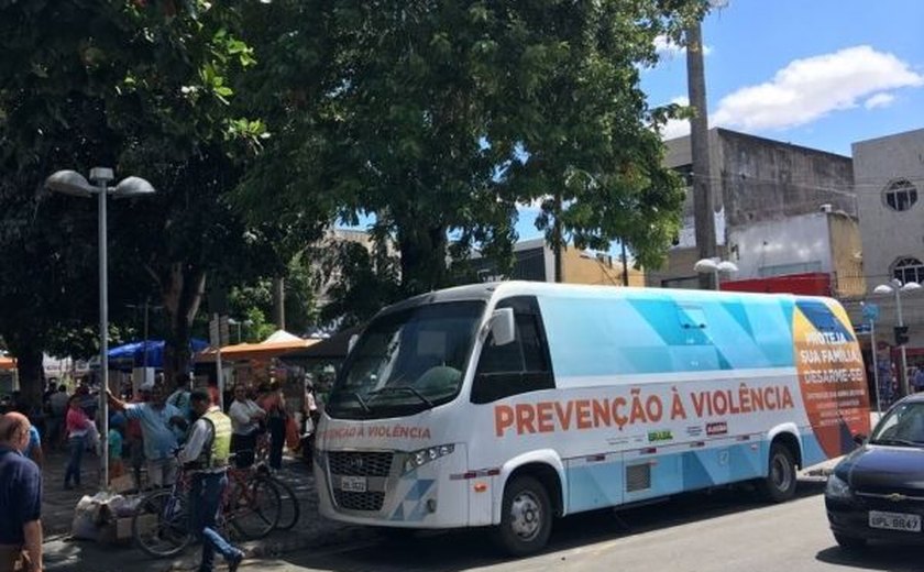 População de Arapiraca recebe ações de prevenção à violência