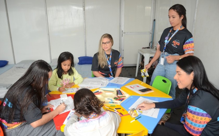 Espaço Acolher garante proteção e cuidado para filhos de trabalhadores