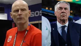 Técnico da Noruega provoca Carlo Ancelotti e aumenta tensão para duelo: 'Vamos atrás de vocês'
