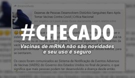 Checado: vacinas de mRNA não são novidade e seu uso é seguro