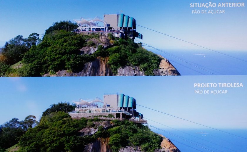 Vereadores do Rio vistoriam obras de tirolesa no Pão de Açúcar