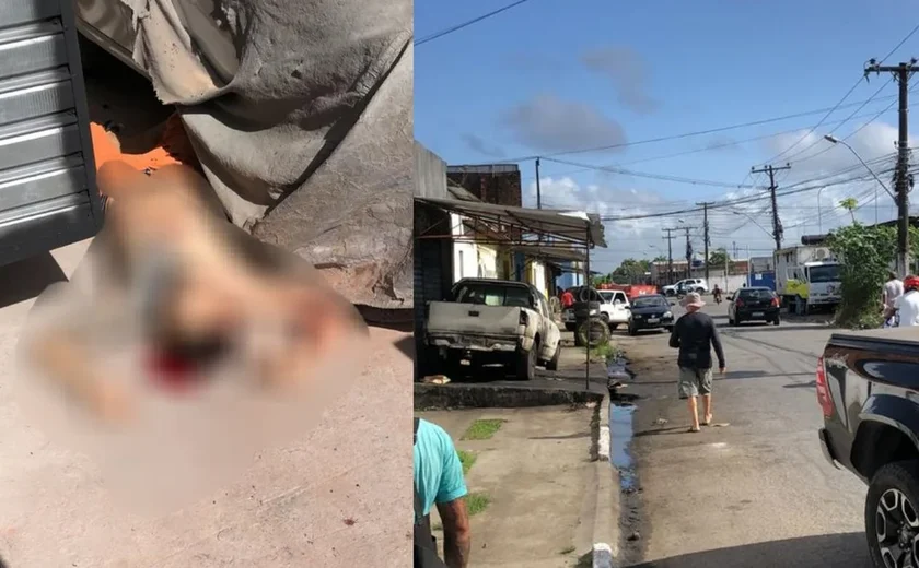 Corpo é encontrado com poça de sangue ao redor da cabeça em uma garagem, em Maceió