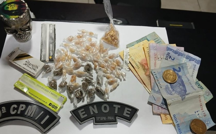 Adolescente grávida é apreendida suspeita de traficar drogas