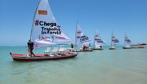 MPT/AL e Fetipat/AL promovem campanha de combate ao trabalho infantil em jangadas de Maceió