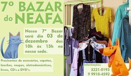 Neafa realiza sétima edição de seu bazar no próximo sábado (03)