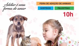 Estudantes realizam evento que reúne palestras com feira de adoção de cães e gatos