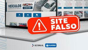 Detran de Alagoas alerta sobre site falso de leilão de veículos