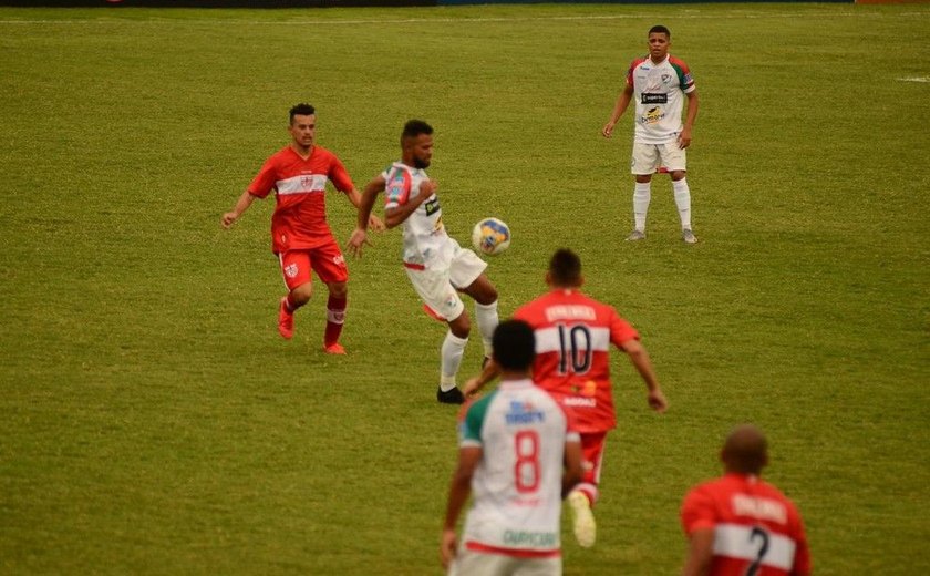 CRB e Salgueiro empatam em 1 a 1 pela Copa do Nordeste