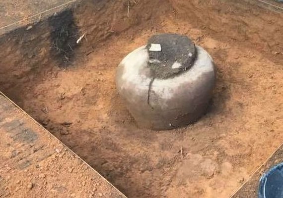 ​​Achado arqueológico na Serra da Barriga: urna indígena que pode ter 900 anos