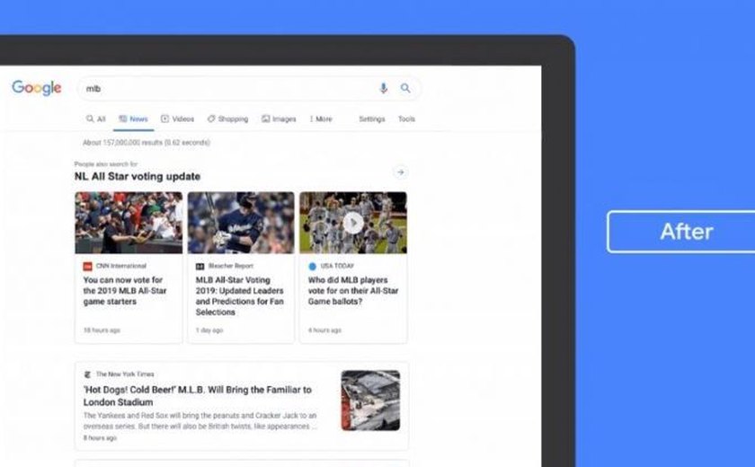 Para deixar informações mais claras, Google muda aba Notícias no PC