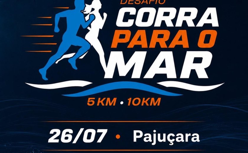 Orla da Pajuçara sediará o desafio 'Corra para o Mar' neste domingo (26)