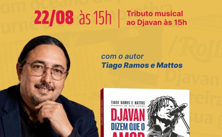 Biografia-reportagem sobre Djavan será lançada em agosto