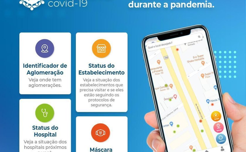 Aplicativo desenvolvido em AL fornece informações gratuitas sobre medidas sanitárias