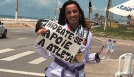 Atleta alagoana vende água mineral para disputar competições