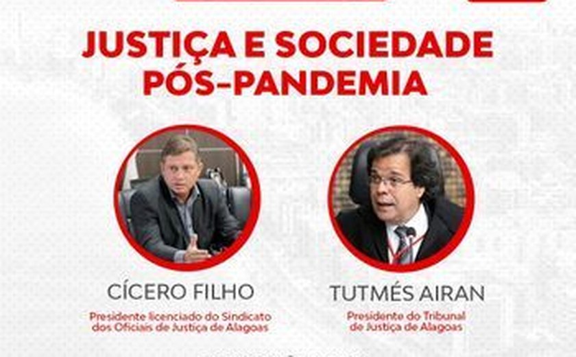 Live: presidente do TJ debate nesta terça reabertura do Judiciário