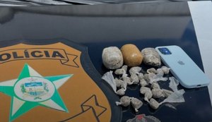 Oplit prende em flagrante suspeito com droga no Vergel do Lago