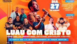 Tony Allysson leva música e pregação ao ‘Luau com Cristo’, em Maceió