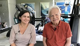 Cid Moreira entrevista Graça Luna para seu canal no YouTube