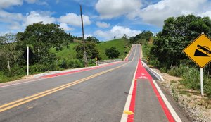 Obra do Alagoas de Ponta a Ponta liga BR-101 à AL-220 entre Junqueiro e Campo Alegre