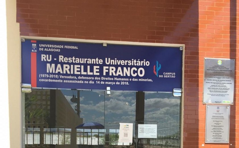 RU Marielle Franco serviu 70 mil refeições no sertão alagoano