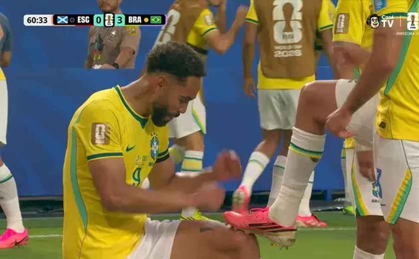 Brasil vence a Escócia por 3 a 0 e avança às oitavas de final na liderança do Grupo C