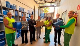 TJ/AL descarta duas toneladas de papéis do Arquivo Judiciário