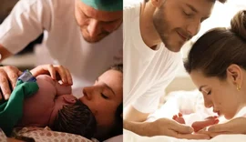 Nasce primeira filha da atriz Camila Queiroz com o ator Klebber Toledo