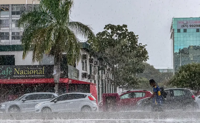 Frente fria leva chuva ao Centro-Oeste e parte do Norte do país