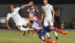 Santos encosta na liderança do Brasileirão após vencer o Bahia fora de casa