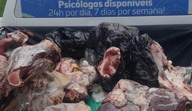 Mais de 300 kg de carnes impróprias para consumo são apreendidos no Benedito Bentes