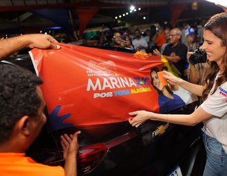 Marina JHC inicia pré-candidatura com grande adesivaço e apoio popular em Maceió