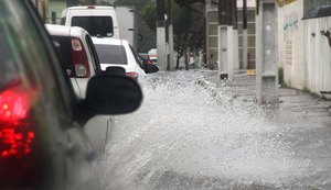 Previsão de tempo aponta continuidade das chuvas em AL durante o fim de semana