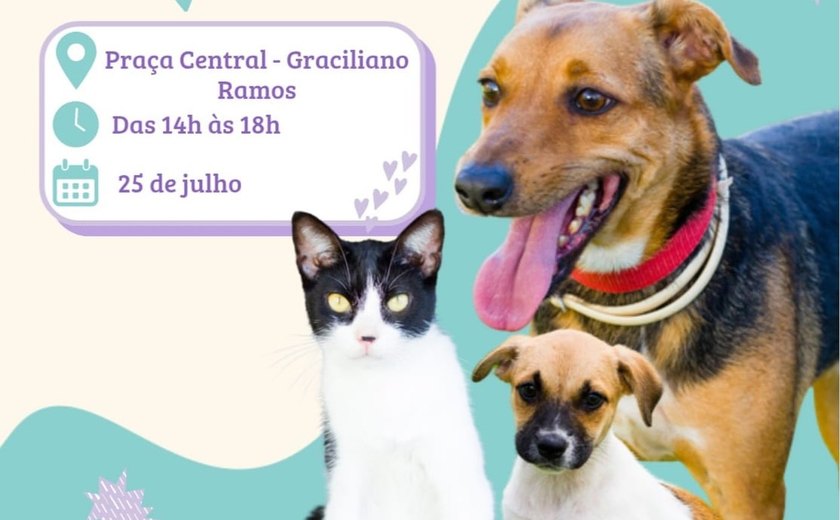 Focinho Responsável leva feira de adoção ao Conjunto Graciliano Ramos