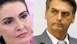 Jair Bolsonaro acusa Fátima Bernardes de defender bandidos em seu programa