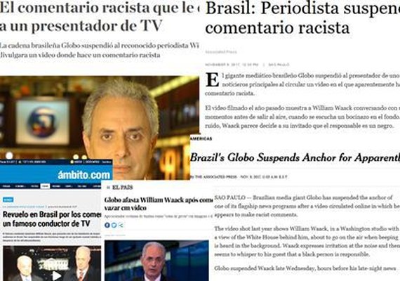 Caso de William Waack ganha repercussão internacional