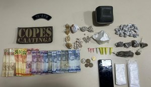 PM apreende drogas e arma em ações no Sertão de Alagoas