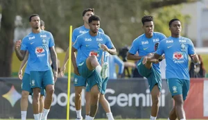 Ancelotti comanda 1º treino com grupo completo da seleção na Austrália