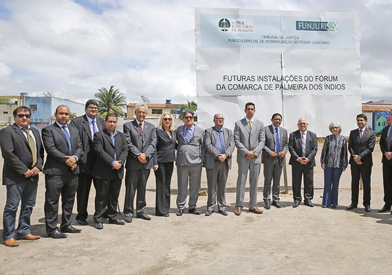 Presidente do TJ realiza visita técnica ao Fórum de Palmeira dos Índios