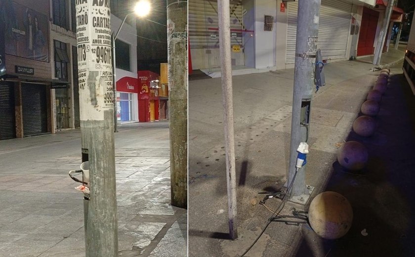 Em menos de 24 horas, Ilumina registra novos furtos de cabos e fios durante a madrugada
