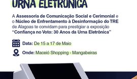 TRE realização exposição sobre os 30 anos da urna eletrônica