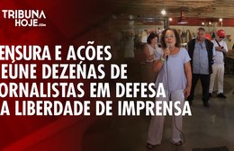 Ato em Maceió reúne jornalistas em defesa de liberdade de imprensa