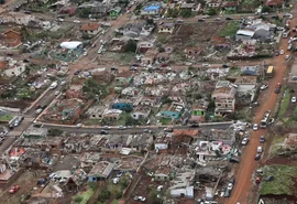 Após tornado, Enem é suspenso em Rio Bonito do Iguaçu, no Paraná