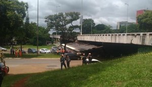 Trecho de viaduto que desabou no centro de Brasília será demolido